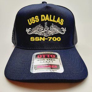USS DALLAS SSN-700 Hat Embroidered Baseball Hat